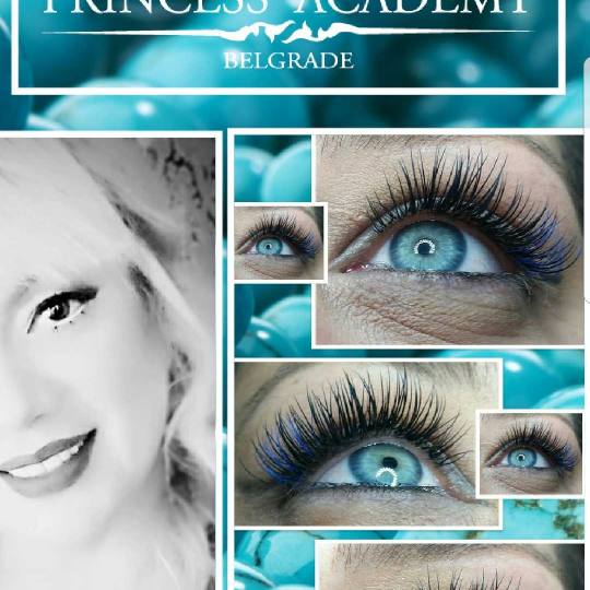 The Princess Academy #beograd Nadogradnja trepavica Nadogradnja svilenih trepavica - 1 na 1