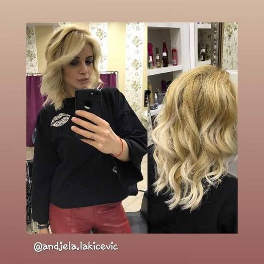 Estetic studio Ognjanović #beograd Feniranje i stilizovanje Feniranje na ravno / lokne - kosa sredn