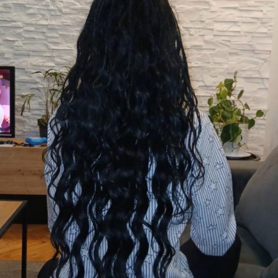 M.ivk #beograd Make-up / šminkanje Nadogradnja kose - afro lokne
