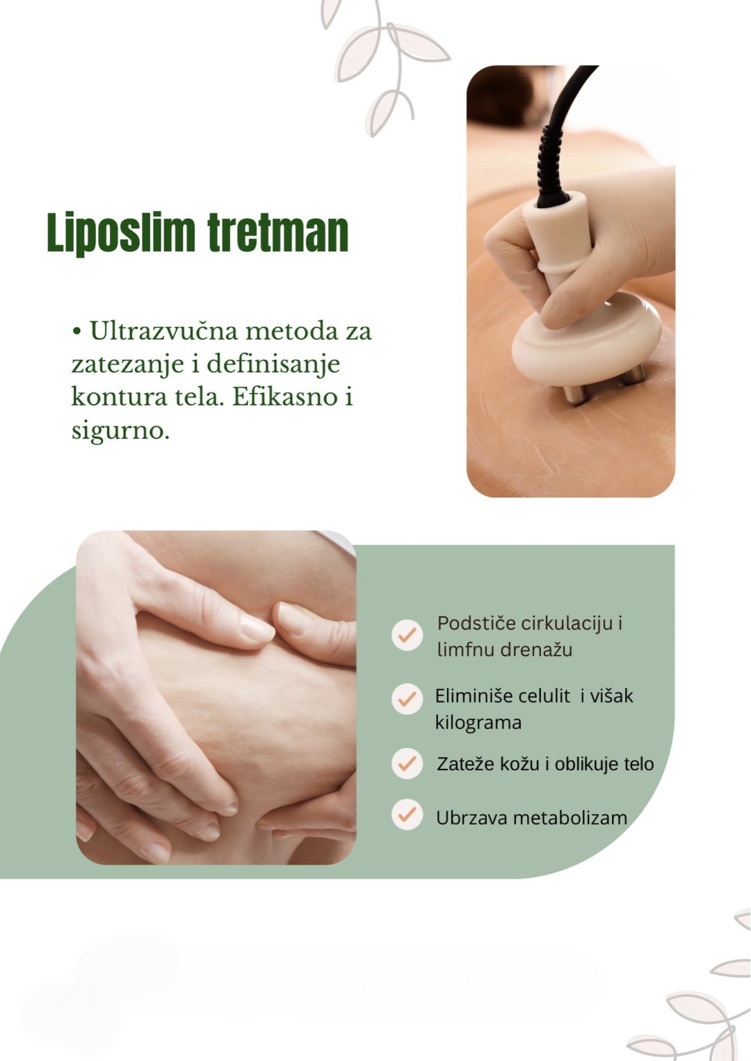 Lumière studio #beograd Anticelulit masaža Liposlim tretman tela - 1 regija