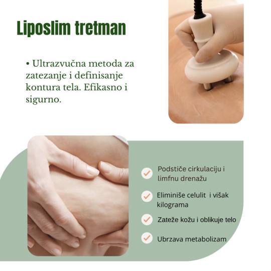 Lumière studio #beograd Anticelulit masaža Liposlim tretman tela - 1 regija