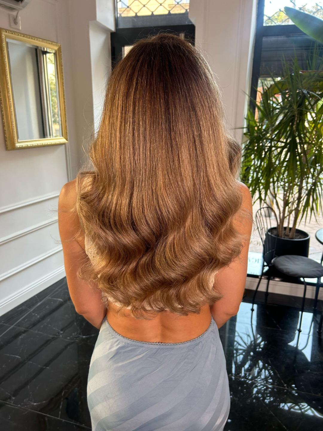 Balayage + Preliv +Feniranje + Šišanje +Black Caviar tretman - Esthetique Privé, Beograd Ombre, sombre, balayage Frizerski saloni Ombre, sombre, balayage, Beograd, Centar, Stari grad, Dorćol