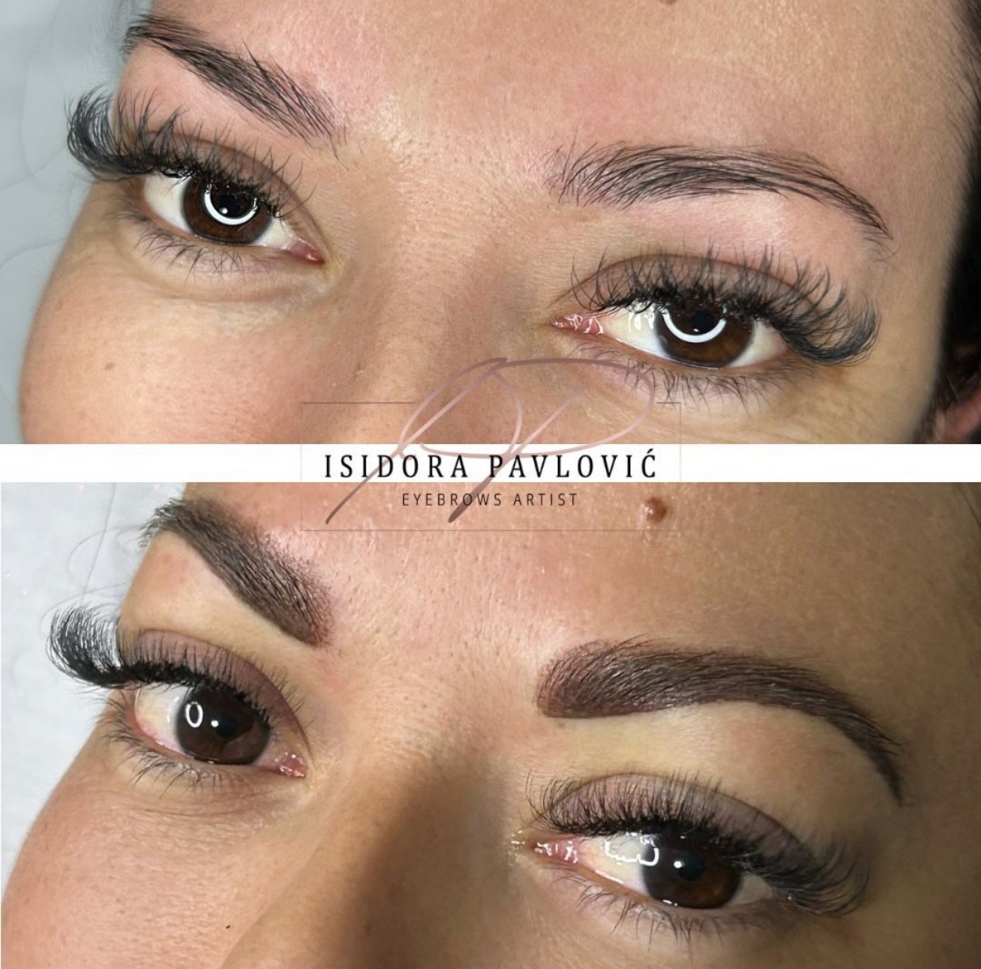 IsaD’oro beauté #beograd Obrve Puder obrve