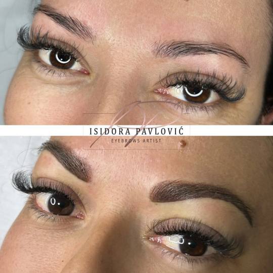 IsaD’oro beauté #beograd Obrve Puder obrve