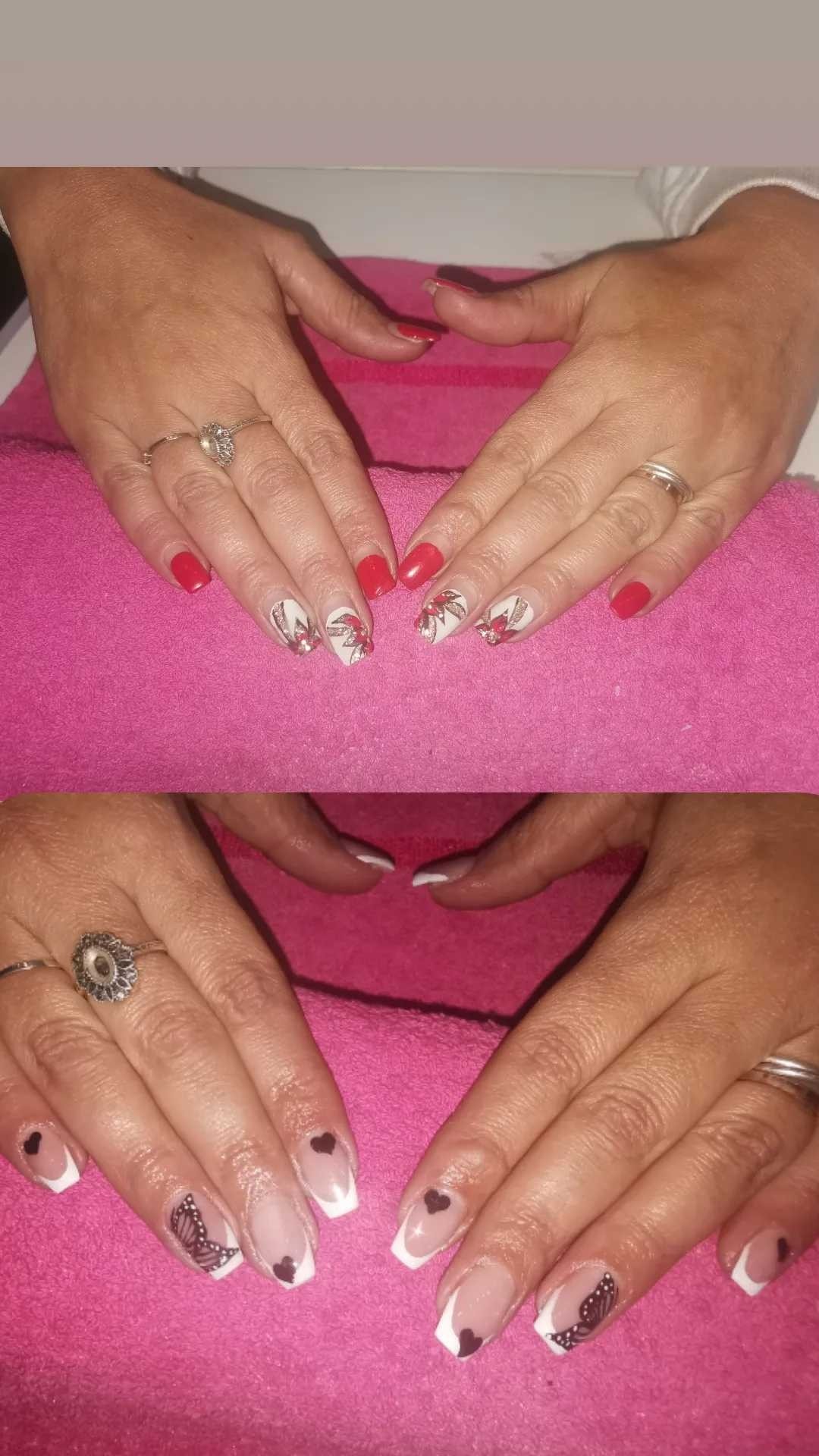 Korekcija izlivanja noktiju gelom - Black Diamond Maroli, Novi Sad Korekcija noktiju Nokti Korekcija noktiju, Novi Sad, Centar - Stari grad