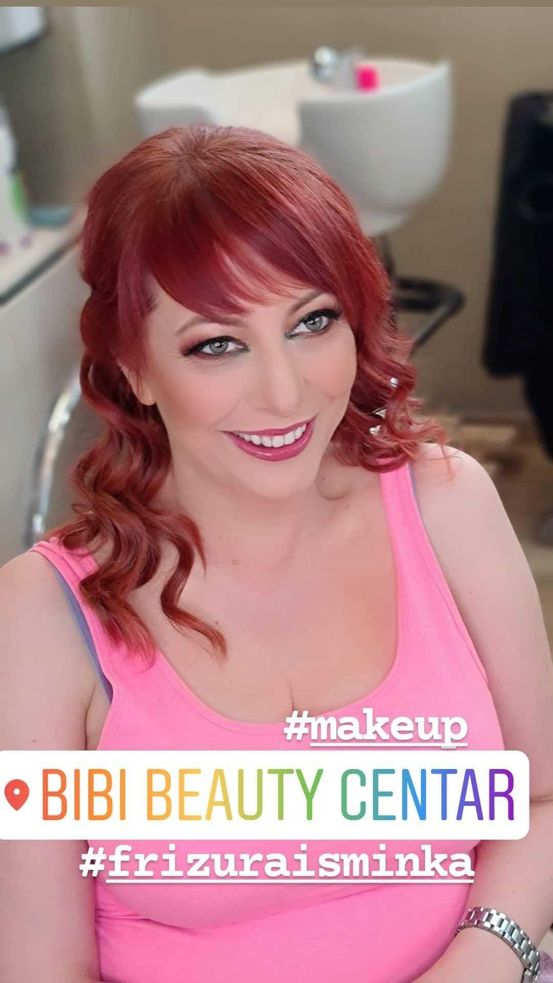Bibi beauty centar #beograd Make-up / šminkanje Profesionalno šminkanje + veštačke trepavice + svečana frizura