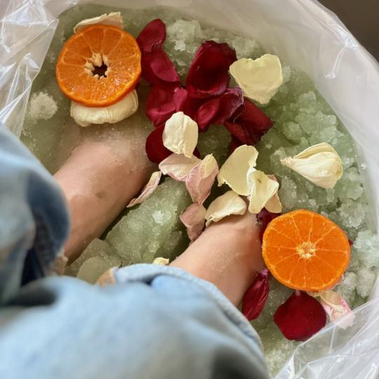 Aora #novisad Estetski pedikir Collagen lux spa pedikir