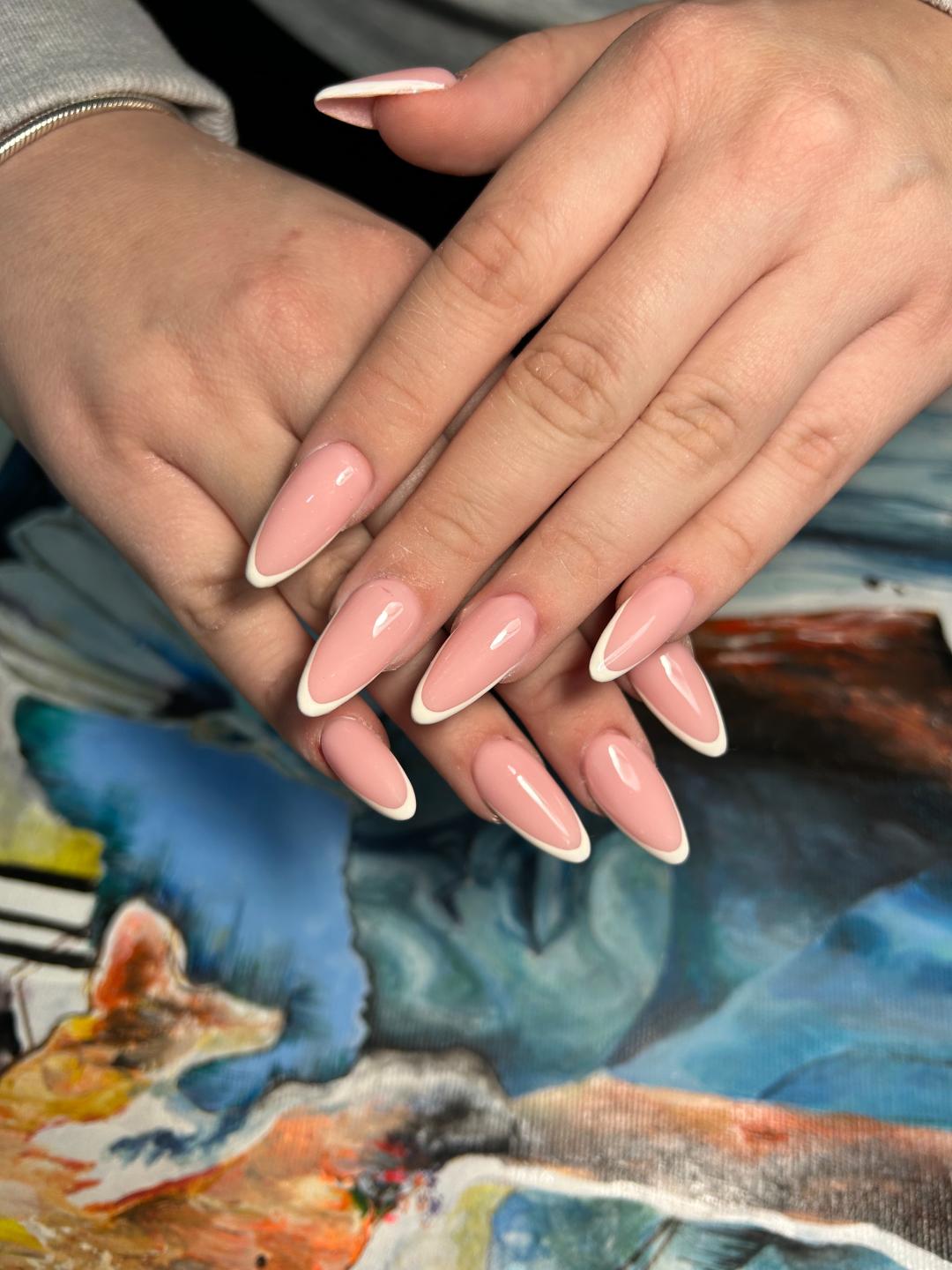 Just me #beograd Ojačavanje noktiju Ojačavanje noktiju gelom - L dužina