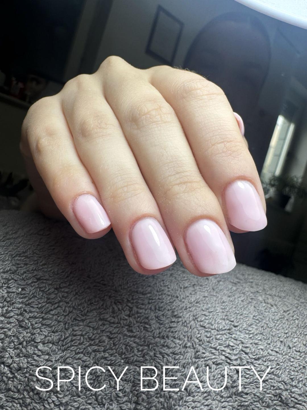 Ojačavanje noktiju rubber bazom - S dužina - Spicy beauty, Beograd Ojačavanje noktiju Nokti Ojačavanje noktiju, Beograd, Bežanijska kosa, Bežanija, Ledine, Surčin