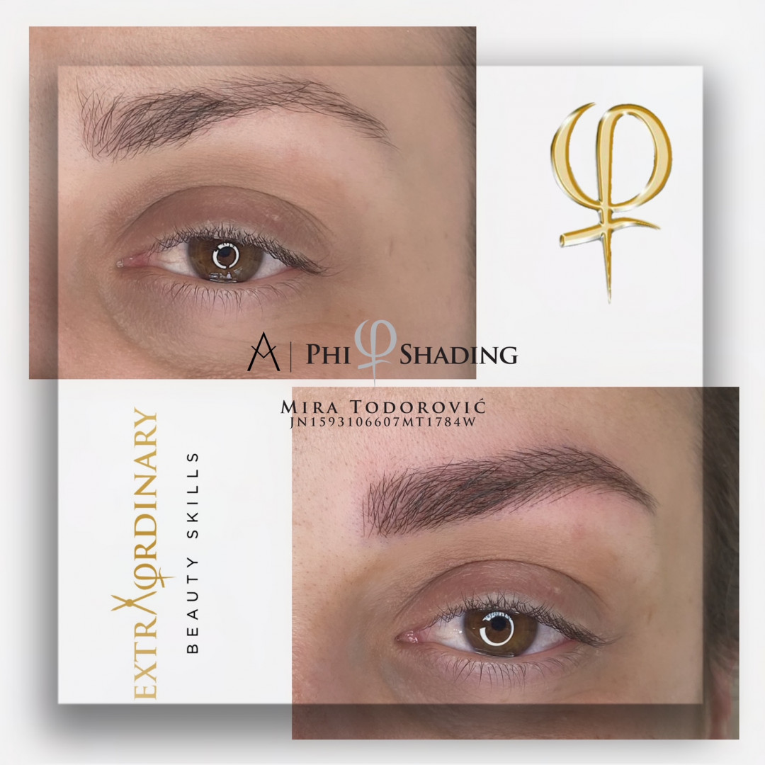 Diamonds & Pearls Beauty Studio #beograd Trajna šminka Phibrows microblading + prva korekcija nakon 1 meseca