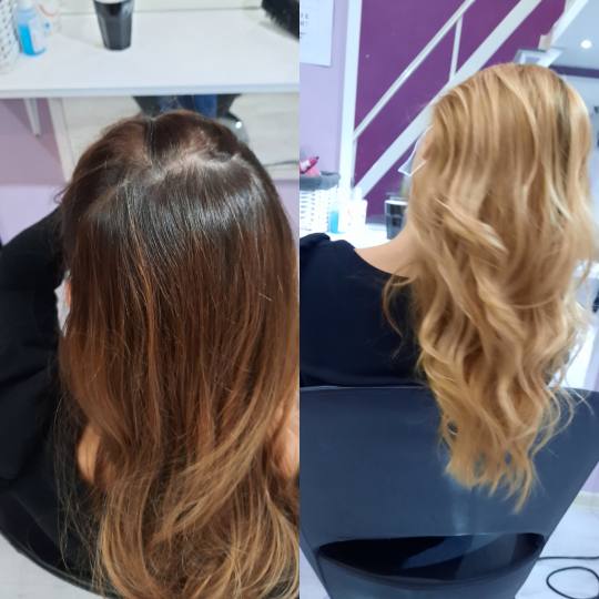 Beauty Pleasure #beograd Pramenovi Preliv i feniranje Preliv - sve dužine kose