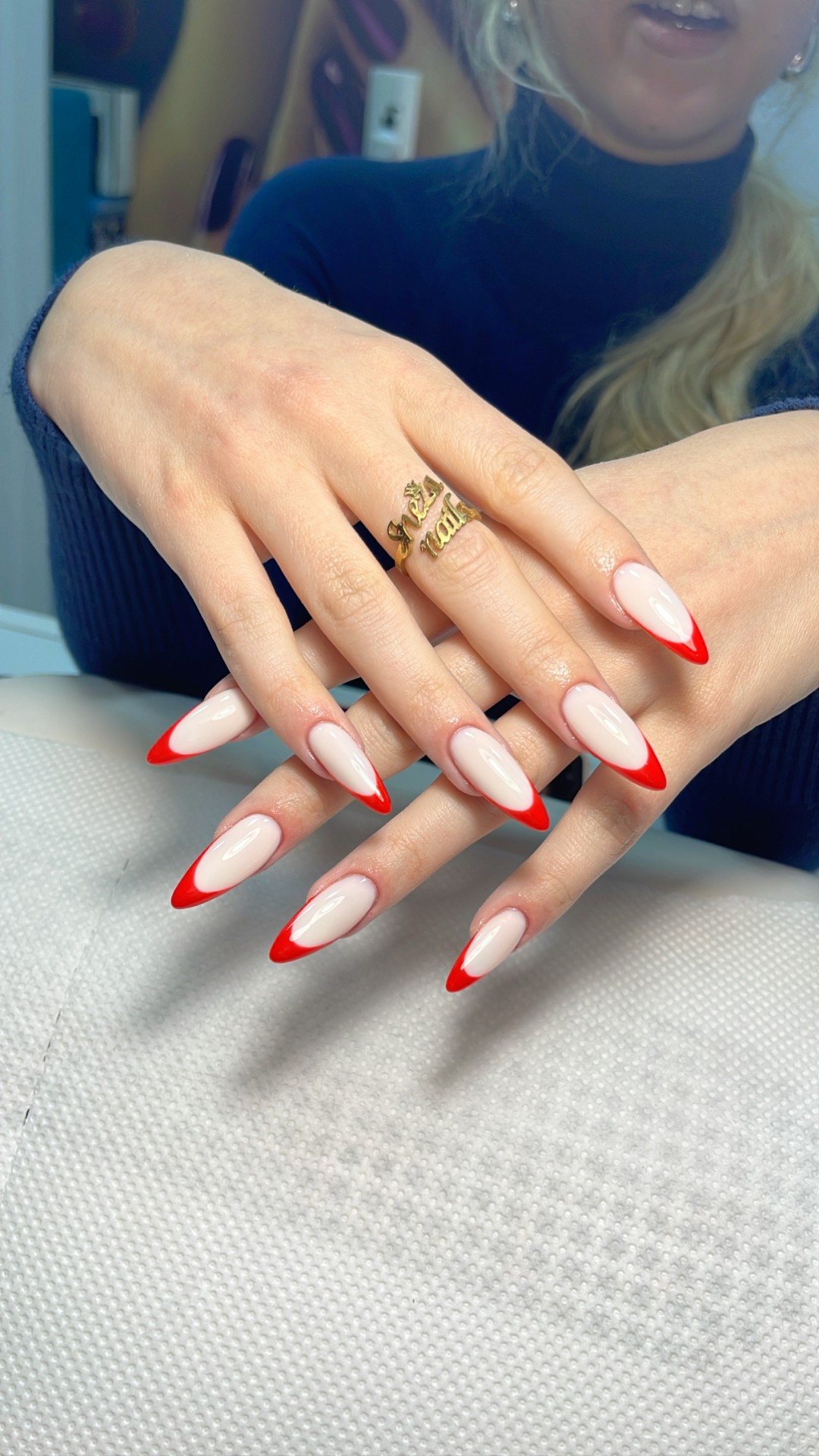 Sneža Nails #beograd Korekcija noktiju Korekcija noktiju salonski rad - XXL dužina