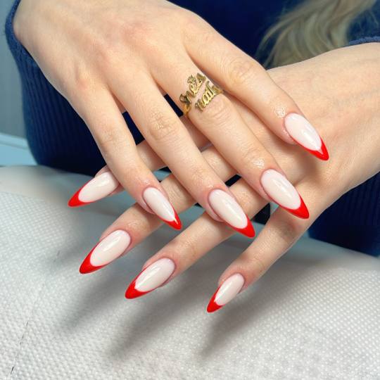 Sneža Nails #beograd Korekcija noktiju Korekcija noktiju salonski rad - XXL dužina