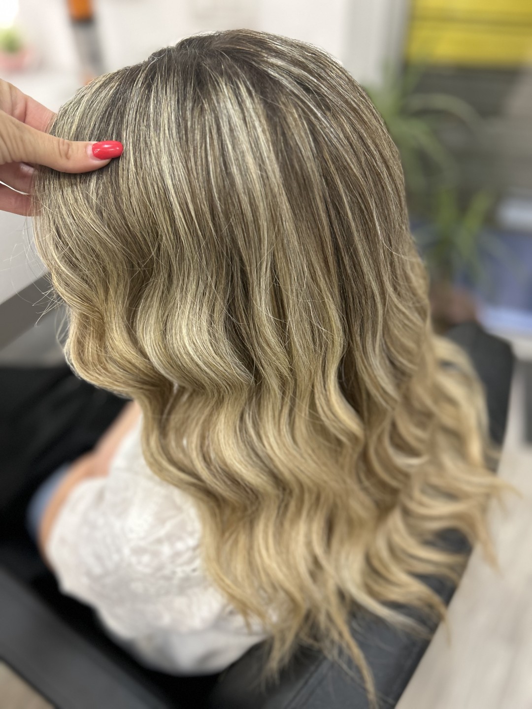 HeliS #beograd Pramenovi Pramenovi na foliju / Balayage + preliv + feniranje - duga kosa