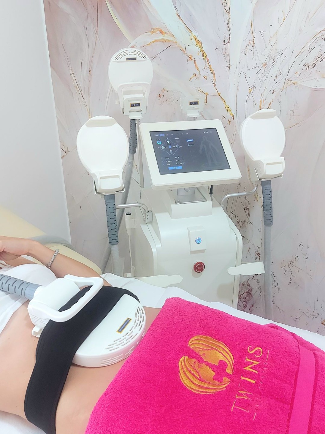Laser centar Twins #beograd Elektrostimulacija mišića Tesla body former - 1 regija