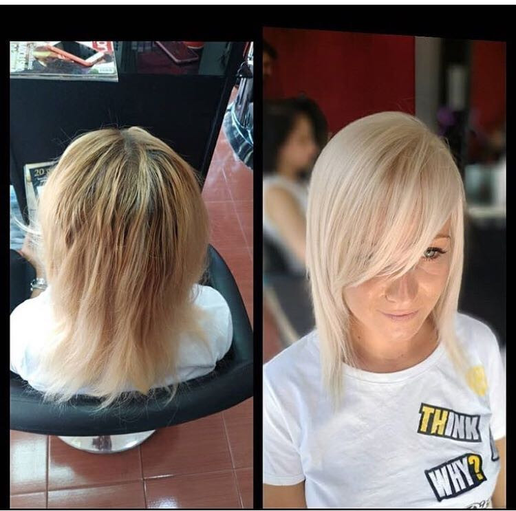 Sarah Jay Team #beograd Farbanje kose Farbanje cele dužine - kosa srednje dužine