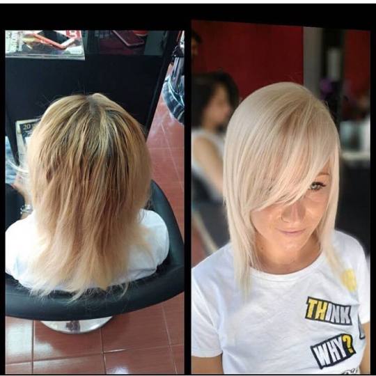 Sarah Jay Team #beograd Farbanje kose Farbanje cele dužine - kosa srednje dužine