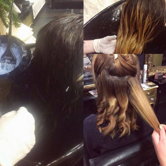 Baroque #beograd Ombre, sombre, balayage Ombre + preliv + feniranje - srednja dužina kose