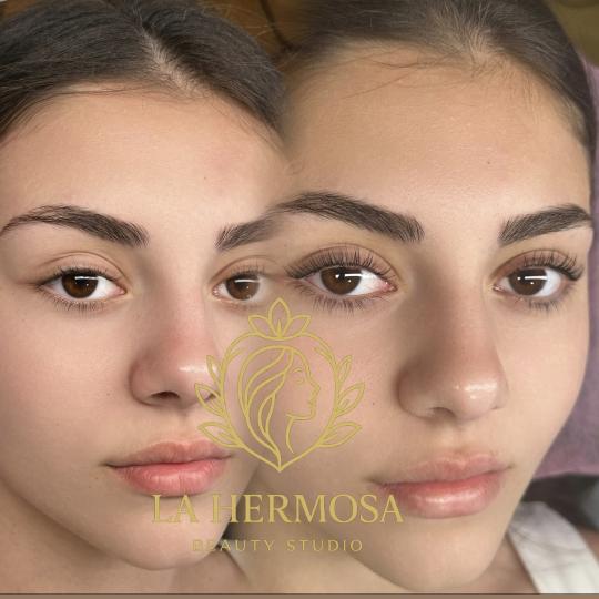 La Hermosa Beauty Studio #beograd Trepavice Lash lift + farbanje trepavica