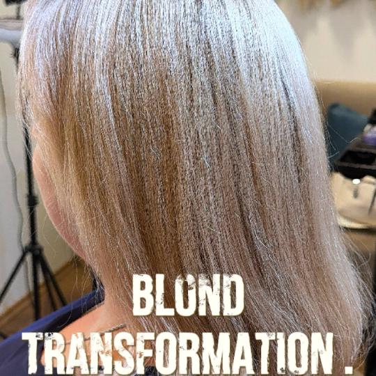 Colore beauty Lab #beograd Farbanje kose Farbanje kose Total blond - kosa srednje dužine