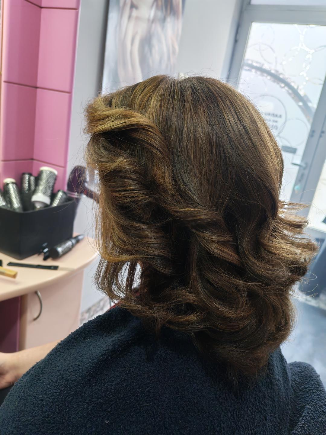 Pramenovi na foliju + šišanje + feniranje - kosa srednje dužine - Beauty Line-M, Novi Sad Pramenovi Frizerski saloni Pramenovi, Novi Sad, Grbavica, Liman, Adamićevo