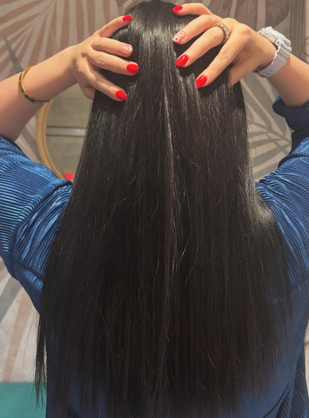 Feniranje na ravno - kosa srednje dužine - Beauty boom, Beograd Feniranje i stilizovanje Frizerski saloni Feniranje i stilizovanje, Beograd, Novi Beograd blokovi, Belville, Savski kej