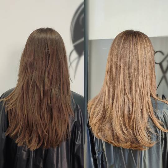 Infinity Hair #novisad Pramenovi Pramenovi Folija & Preliv - duga kosa