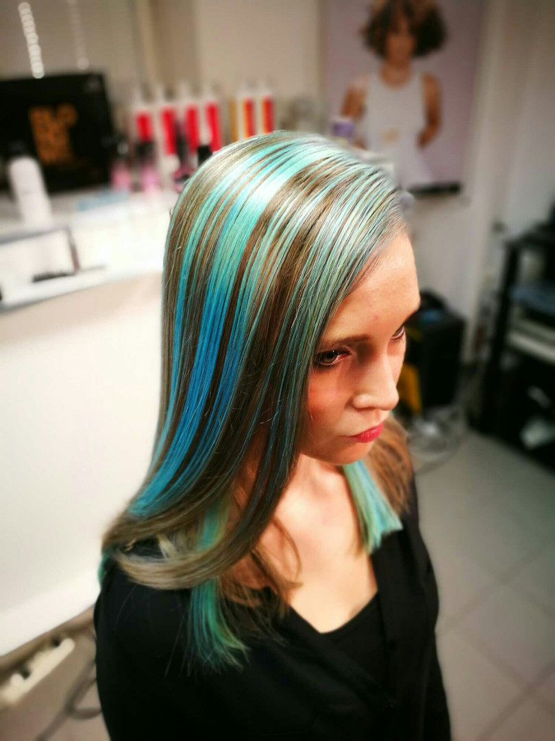 HAZZ Hair by Zvonko #beograd Farbanje kose Farbanje cele dužine + fashion / pola pramenova - duga kosa