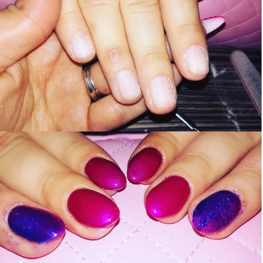 Estetic star by Maya #beograd Ojačavanje noktiju korekcija Ojačavanje noktiju gelom