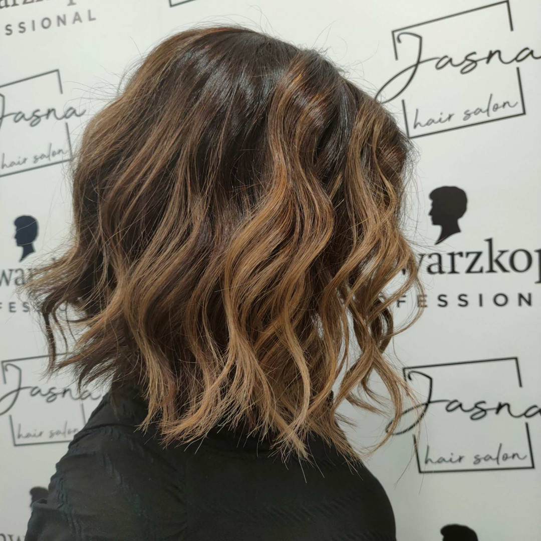 Jasna hair salon #beograd Farbanje kose Farbanje cele dužine - duga kosa