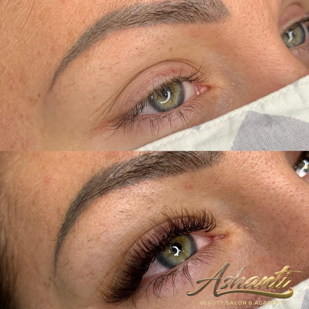 Ashanti Beauty Salon & Academy #beograd Nadogradnja trepavica Nadogradnja svilenih trepavica - ruski volumen 4 / 8D