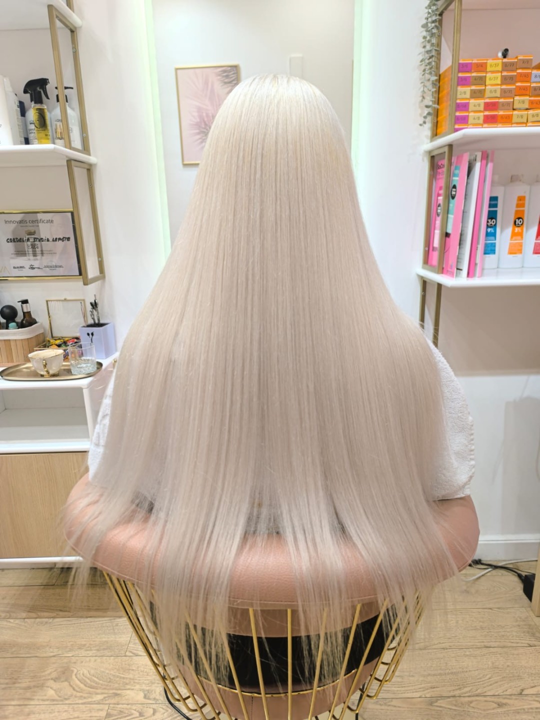 Cordelia #beograd Farbanje kose Blajhanje korena + feniranje - ekstra duga kosa