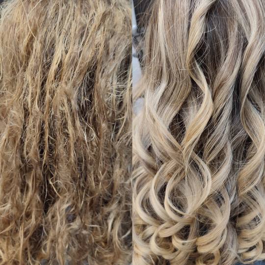 Infinity Hair #novisad Feniranje i stilizovanje Lokne na peglu bez pranja - extra duga kosa (preko l