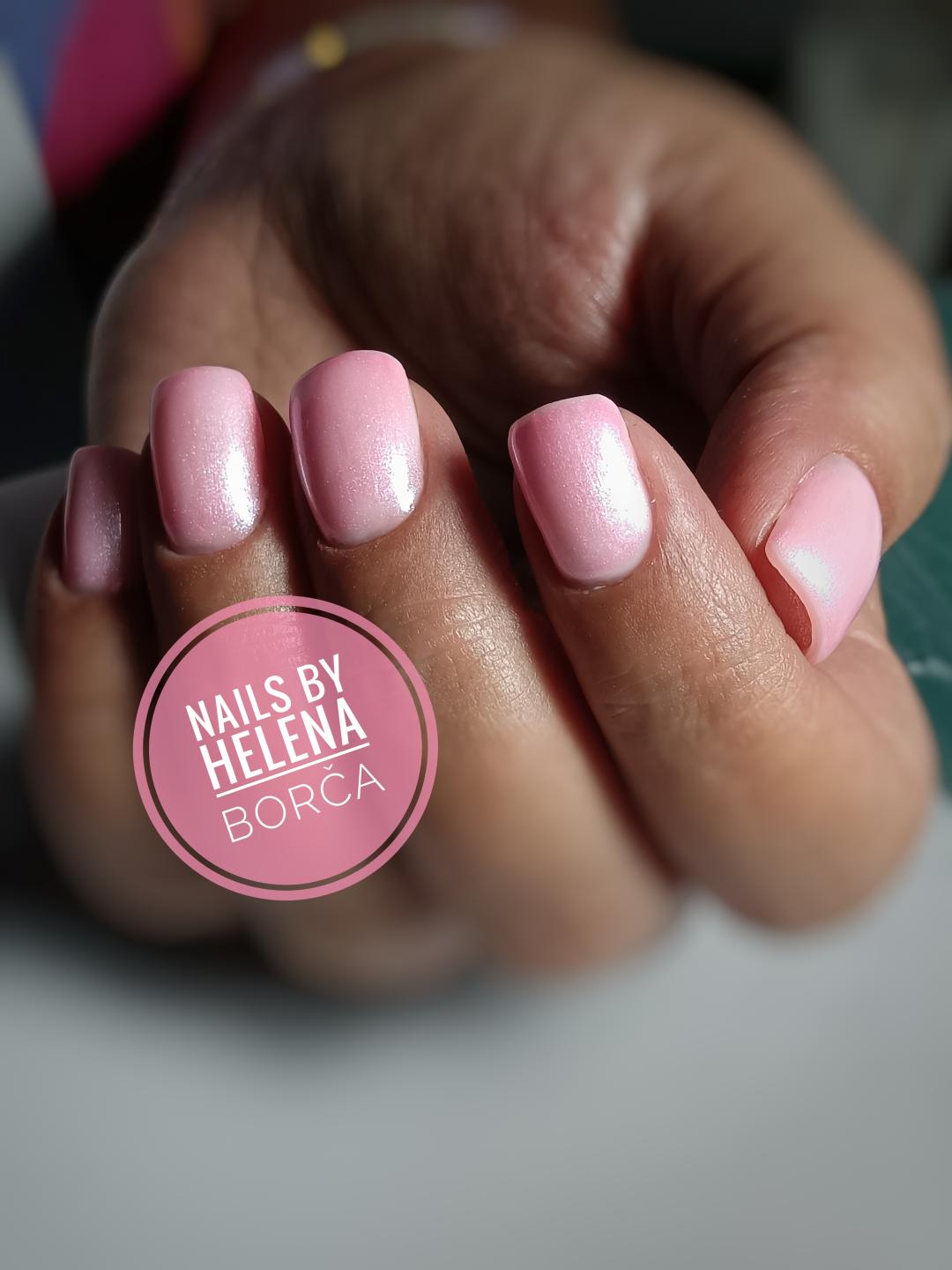 Nails by Helena #beograd Ojačavanje noktiju Ojačavanje prirodnih noktiju + ruski manikir - S dužina