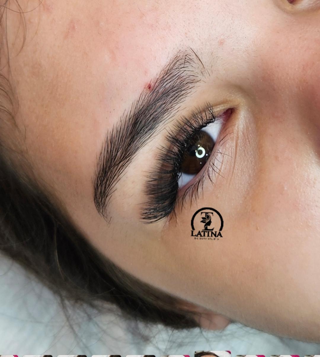 Latina beauty studio #beograd Nadogradnja trepavica Nadogradnja svilenih trepavica 4D / 5D