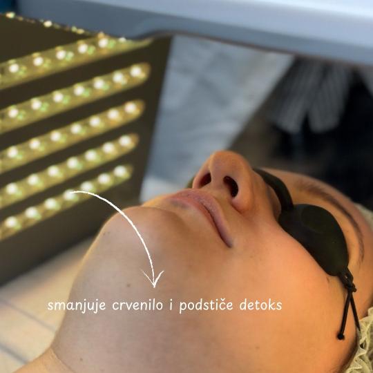 AmiSo Beauty Studio #novisad Tretman lica Led svetlosna terapija lica