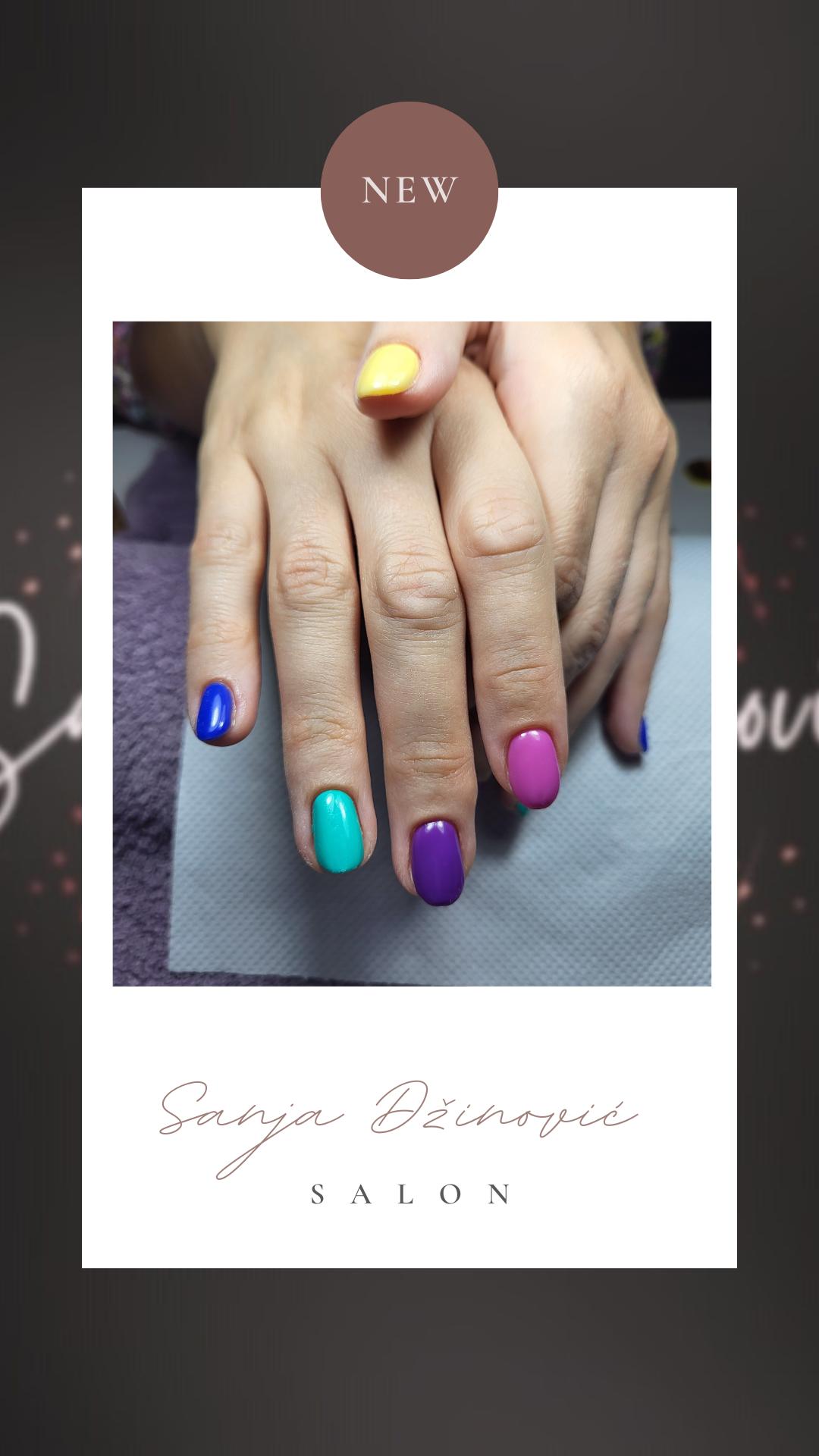 Ruski manikir + rubber baza - Sanja Džinović - Vračar, Beograd Manikir Nokti Manikir, Beograd, Vukov spomenik, Đeram