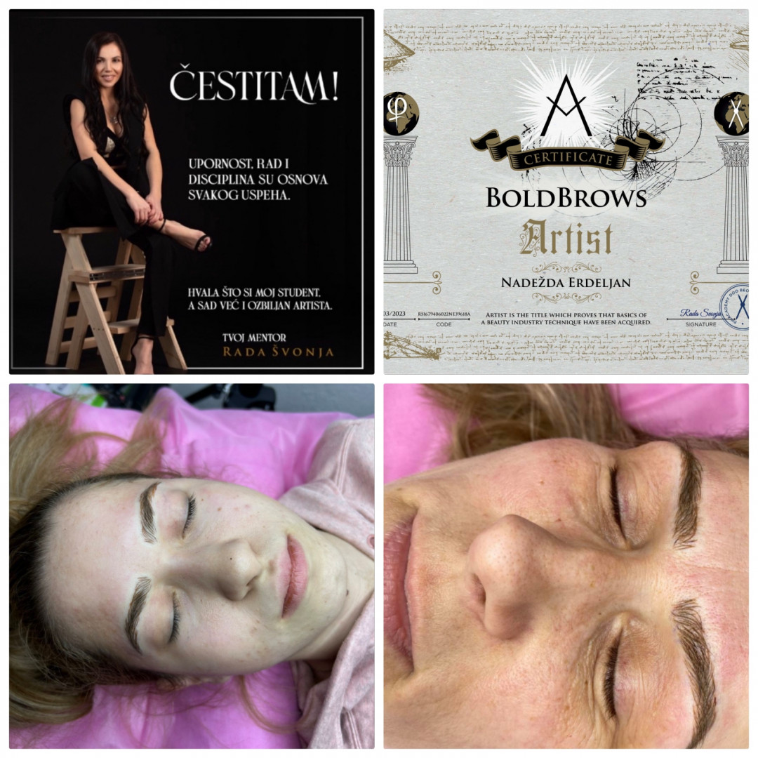 Vali&Nađa #novisad Obrve Japansko iscrtavanje obrva by PHI BOLD BROWS ARTIST
