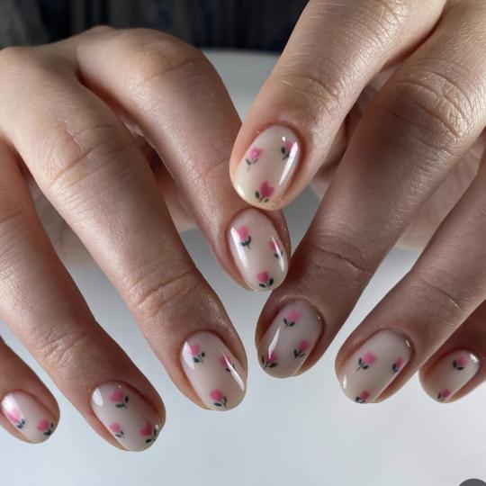 LB Nailtech Studio #nis Izlivanje noktiju Korekcija izlivanja noktiju gelom - S dužina
