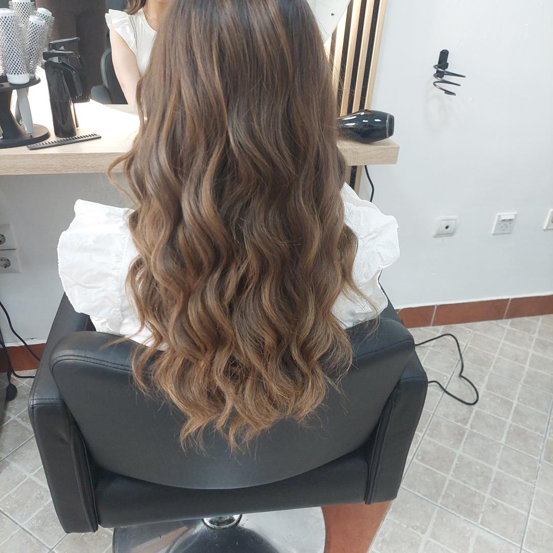 Hair by Sneška #novisad Feniranje i stilizovanje Feniranje na talase / lokne - duga kosa
