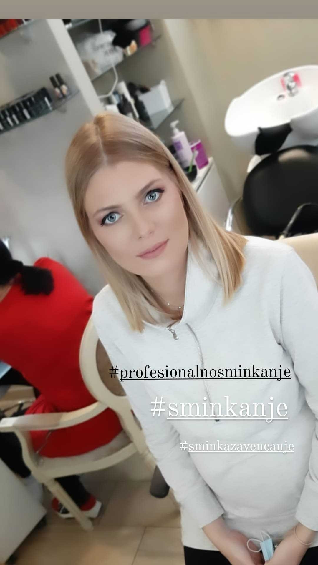 Bibi beauty centar #beograd Make-up / šminkanje Profesionalno šminkanje + veštačke trepavice