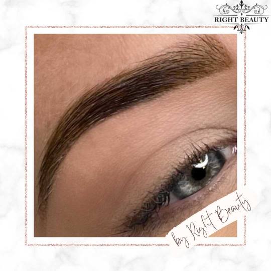 Right Beauty #beograd Obrve Oblikovanje obrva pincetom + farbanje obrva kanom