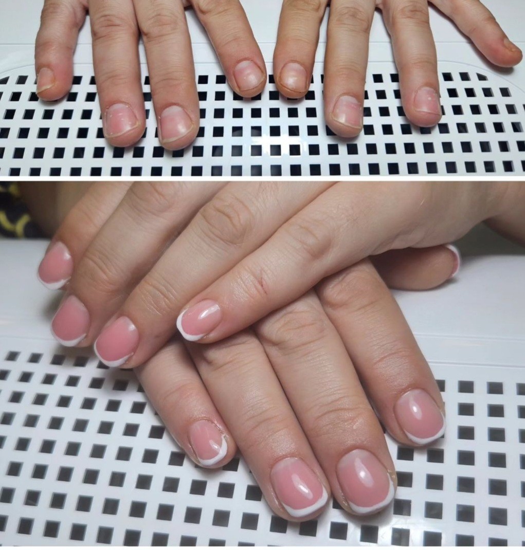 Beauty salon XL Lady #beograd Izlivanje noktiju Izlivanje noktiju gelom + boja/ french - S dužina