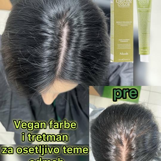 Vegan Darija hair delux #beograd Farbanje kose Farbanje cele dužine - srednje duga kosa