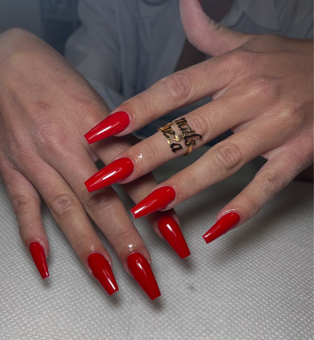 Sneža Nails #beograd Izlivanje noktiju Izlivanje noktiju gelom - XXL dužina