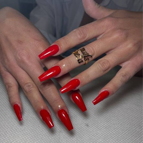 Sneža Nails #beograd Izlivanje noktiju Izlivanje noktiju gelom - XXL dužina
