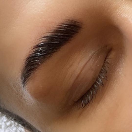 Nastja beauty studio #beograd Obrve Brow lift + farbanje obrva