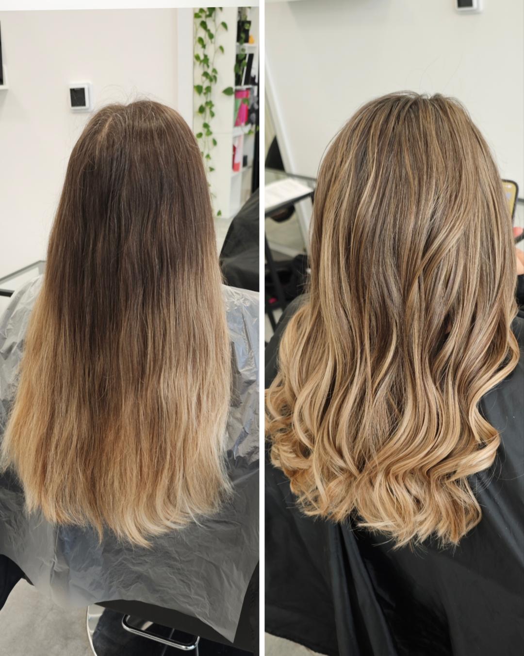Kotenkova Studio & Education #beograd Pramenovi Blond tehnike cele dužine - duga kosa