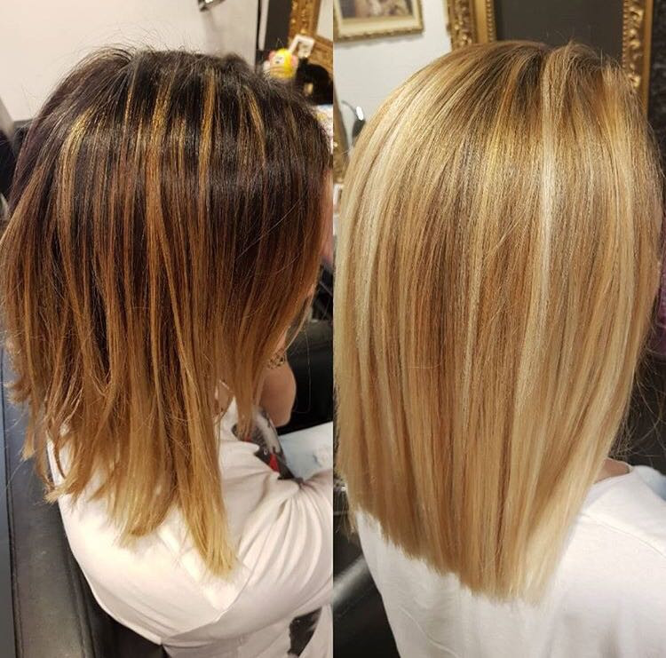 Baroque #beograd Ombre, sombre, balayage Balayage + preliv + feniranje - duga kosa