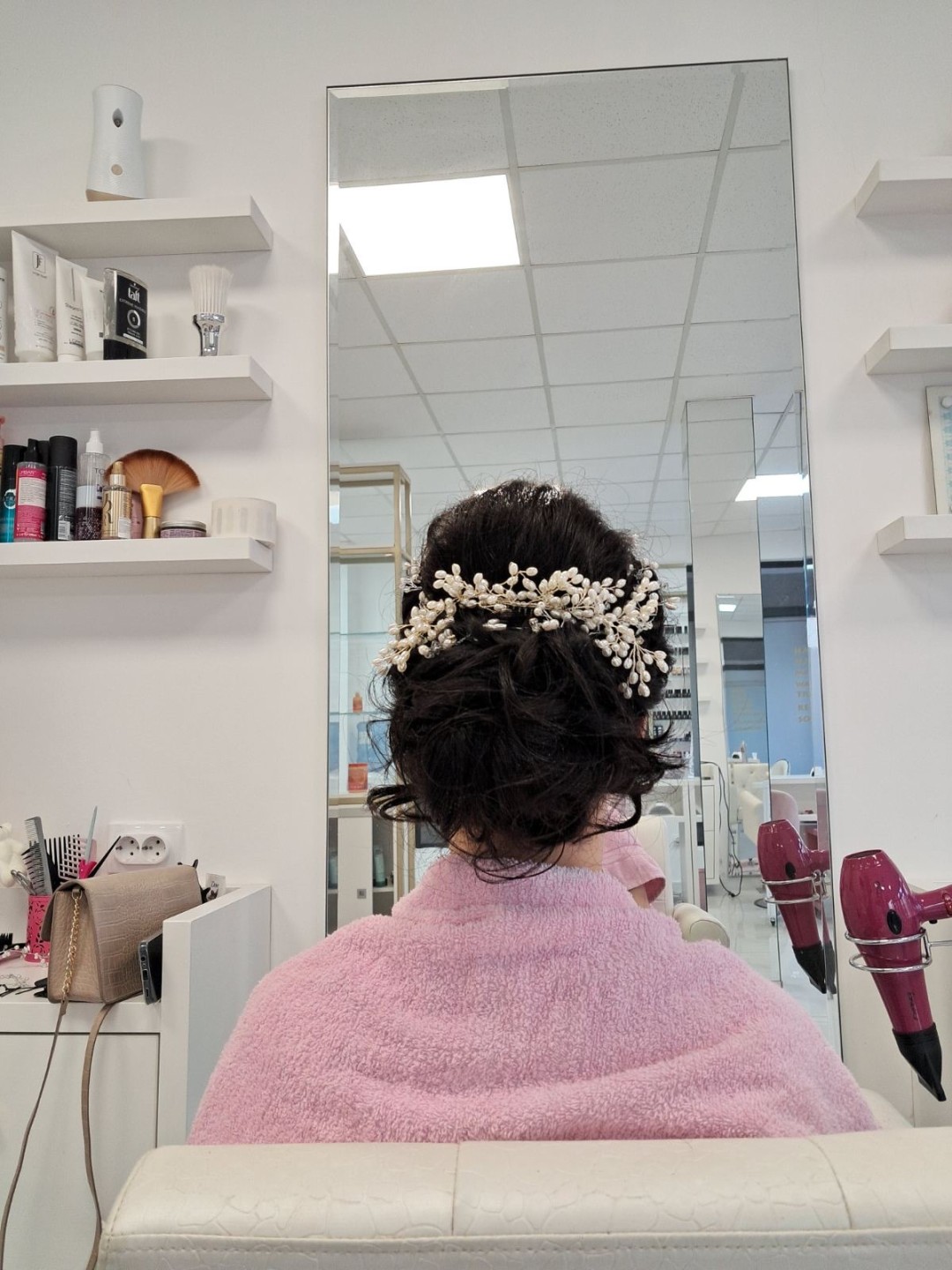 Grkinja Beauty Studio #krusevac Svečane i frizure za svadbu Probna frizura za mladu